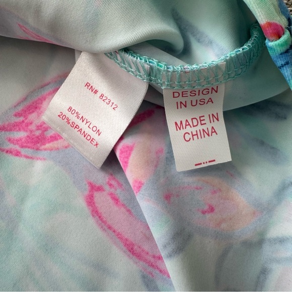 Aryeh V Neck Sleeveless Sundress Floral  Flamingo Tropical Colorful Beach XL - Picture 6 of 6